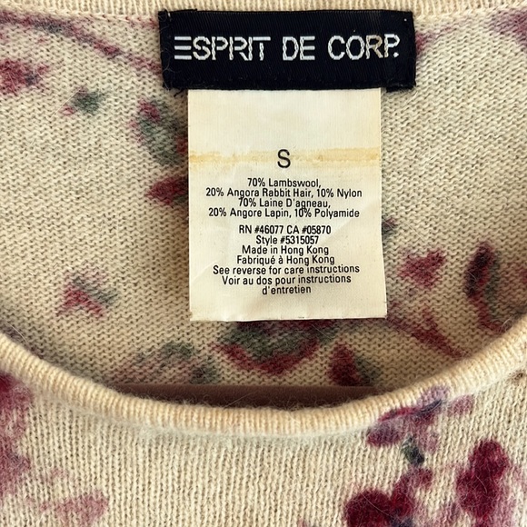 ESPRIT Lambswool Vintage Sweater S - Picture 3 of 6